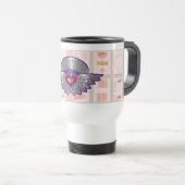 Scrapbookers Insigne principal Voyage Mug (Devant droit)