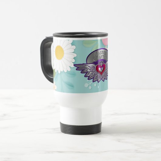 Scrapbookers Insigne principal Voyage Mug (Devant gauche)