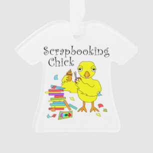 Scrapbooking chick tekst ornament