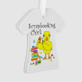 Scrapbooking chick tekst ornament (voorkant)