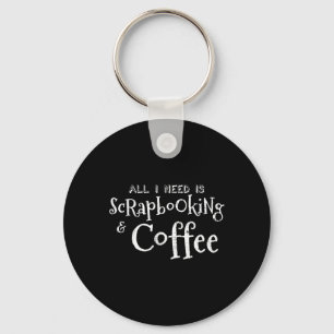 Scrapbooking Coffee Sleutelhanger