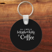 Scrapbooking Coffee Sleutelhanger (Voorkant)