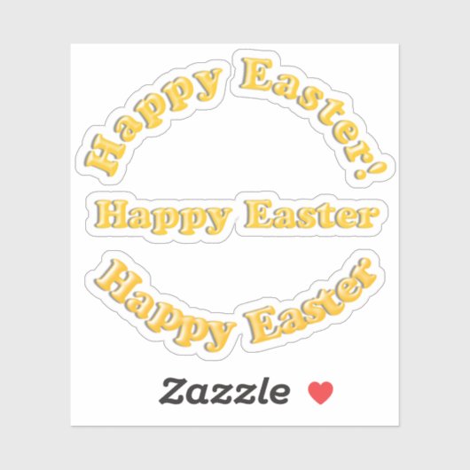 Scrapbooking Gelukkig Pasen Sticker (Vel)