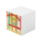 Scrapbooking herinnert me eraan dat het leven goed kubus (Voorkant hoekig)