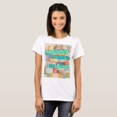 Scrapbooking herinnert me eraan dat ik gezegend be t-shirt (Voorkant volledig)