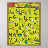 ScrapKins Recyclage ABCs School Classroom Poster (Devant)