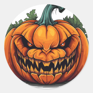 Scrary Citrouille, Sticker Halloween