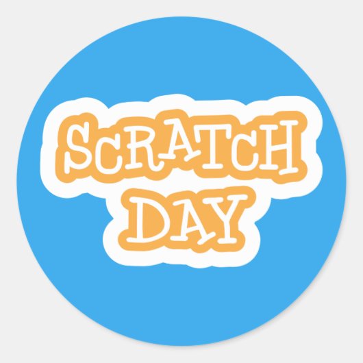 Scratch Day Logo Sticker (Voorkant)