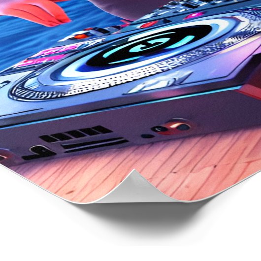 SCRATCH DJ POSTER (Coin)