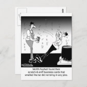 Scratch- en Sniff-Visitekaartjes Briefkaart (Voorkant / Achterkant)