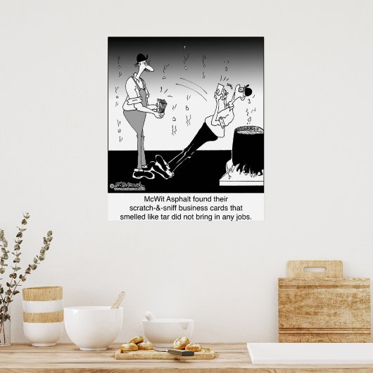 Scratch- en Sniff-Visitekaartjes Poster (Keuken)