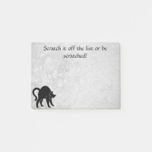 Scratch het van de lijst of krabben! Cat 4x3 Post-it® Notes