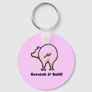 Scratch n Sniff baby t-shirt Sleutelhanger