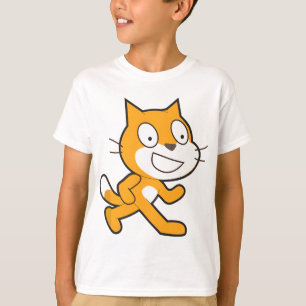 Scratch Programming Language Officiële Mascot Cat T-shirt
