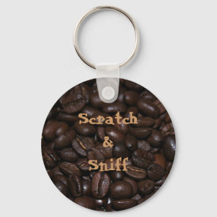 Scratch & Sniff Coffee Sleutelhanger