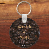Scratch & Sniff Coffee Sleutelhanger (Voorkant)