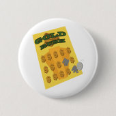Scratch uit ronde button 5,7 cm (Voorkant)