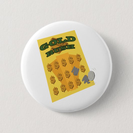 Scratch uit ronde button 5,7 cm (Voorkant)