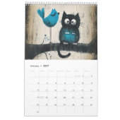 Scratch & Whiskers – Calendrier Chat Graphique 202 (Jan 2027)