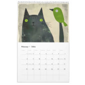 Scratch & Whiskers – Graphic Cat Calendar 2026 Kalender (Feb 2026)