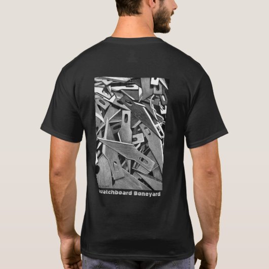 "Scratchboard Boneyard" T-Shirt (Achterkant)