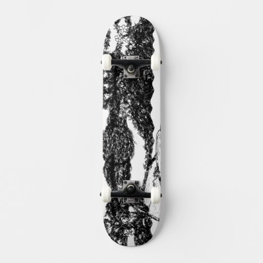Scratchboard Skateboard (Voorkant)
