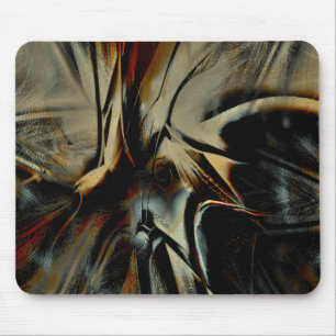 Scratched dark satin texture rumpled virtual cloth muismat