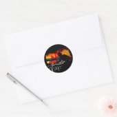 Scratchingsuitrustingen Ronde Sticker (Envelop)