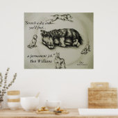 Scratter a Dog - Poster Dormir de Chien (Cuisine)