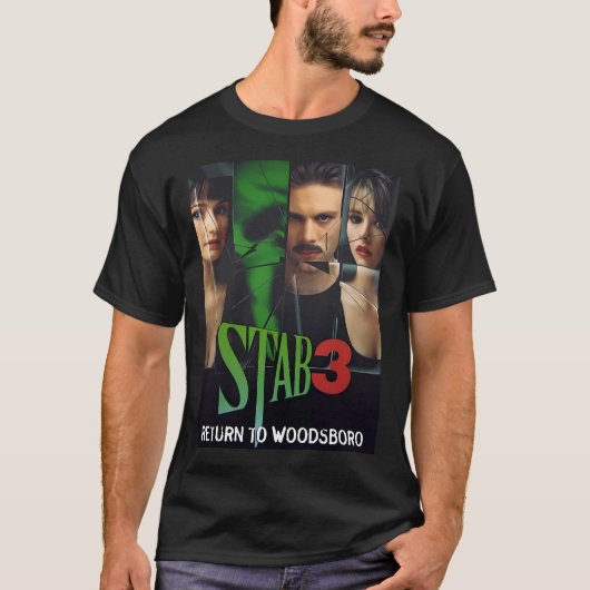 Scream 3 Scream 3 horrorfilm T-shirt (Voorkant)