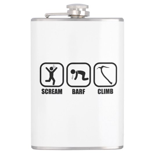 Scream Barf Heupfles (Voorkant)