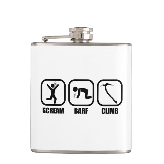 Scream Barf Heupfles (Voorkant)