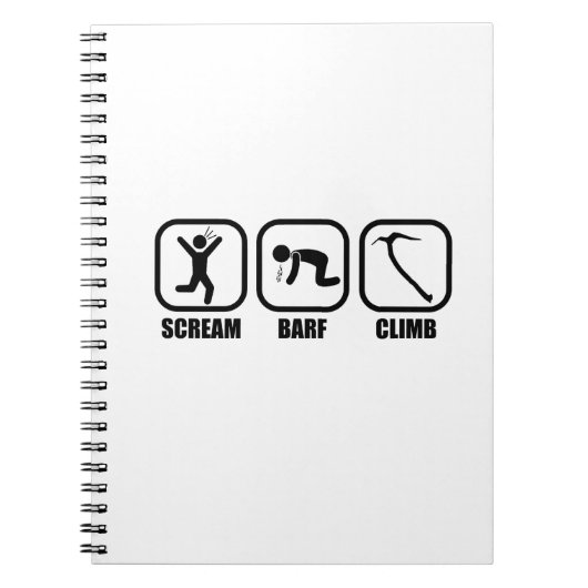 Scream Barf Notitieboek (Voorkant)