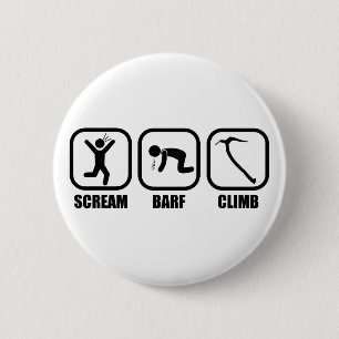 Scream Barf Ronde Button 5,7 Cm