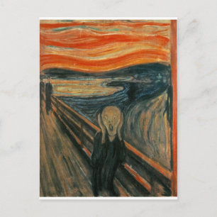 Scream - Edvard Munch 1893 Briefkaart
