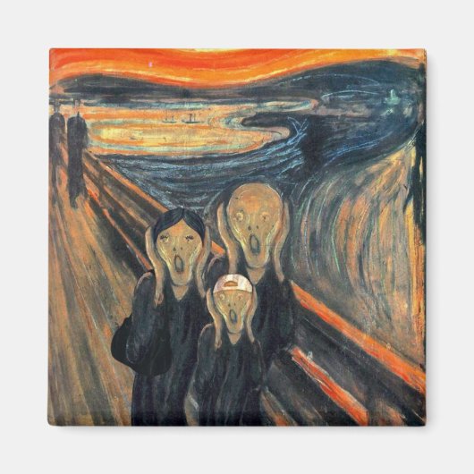 'Scream Family' magneet (Voorkant)