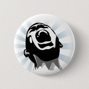 Scream halo ronde button 5,7 cm