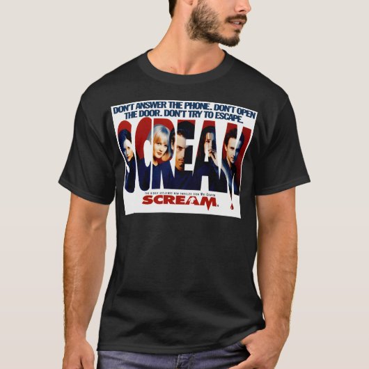 Scream Horror Movie Original T-shirt (Voorkant)