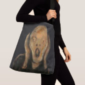 Scream Monster Halloween Trick or treat Canvas tas (Dichtbij)