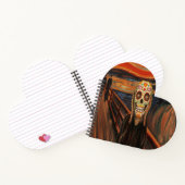 Scream Skull-Notitieboek Notitieboek (Binnen)