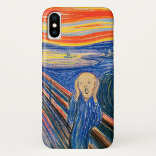 Scream van Edvard Munch (in pastel) iPhone X Hoesje