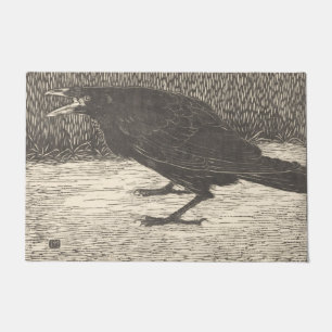 Screaming Crow (door Jan Mankes) Deurmat