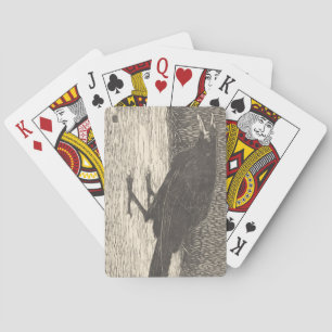Screaming Crow (door Jan Mankes) Pokerkaarten