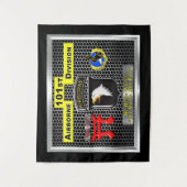 "Screaming Eagles" 101st Airborne Division Wandkleed (Voorkant)