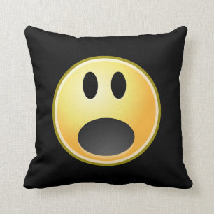 Screaming Emoticon Kussen