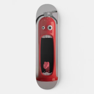 Screaming Fire Extinguisher Skateboard Deck