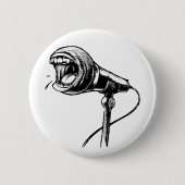 Screaming Microphone Button (Voorkant)