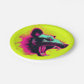 Screaming Opossum Papieren Bordje (Gekanteld)
