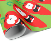 Screaming Red Hot Chili Pepper Cadeaupapier (Rol Hoek)