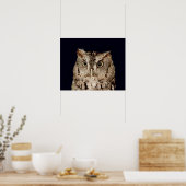 Screech Owl Poster (Keuken)